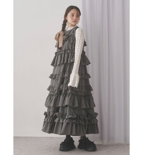 merry jenny「フリルティアードワンピース」|ワンピース|