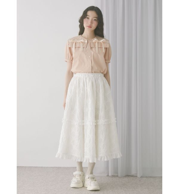 merry jenny「リボンカラーブラウス」|シャツ・ブラウス|