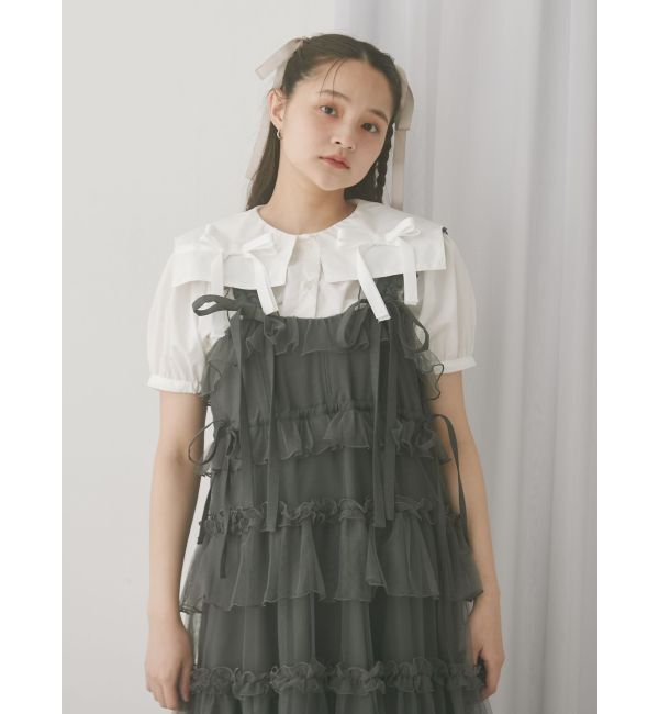 merry jenny「リボンカラーブラウス」|シャツ・ブラウス|