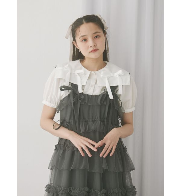 merry jenny「リボンカラーブラウス」|シャツ・ブラウス|