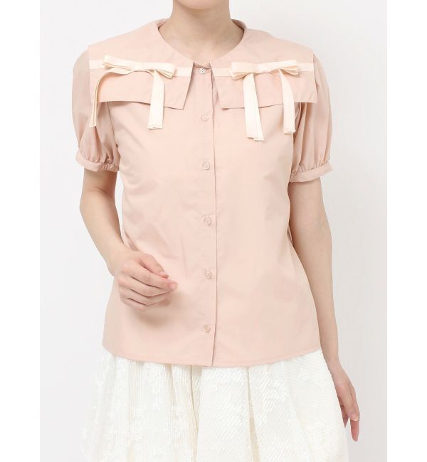 merry jenny「リボンカラーブラウス」|シャツ・ブラウス|