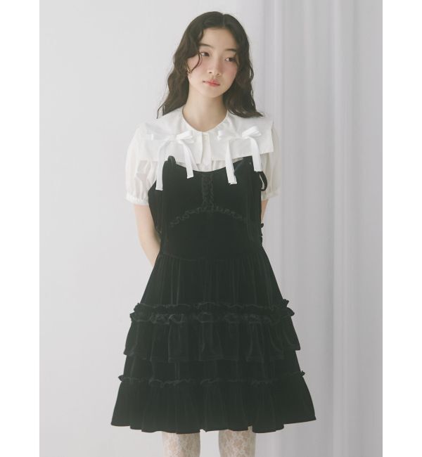 merry jenny「リボンカラーブラウス」|シャツ・ブラウス|