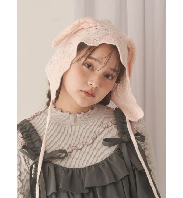 merry jenny「animal lace knit cap」|その他|