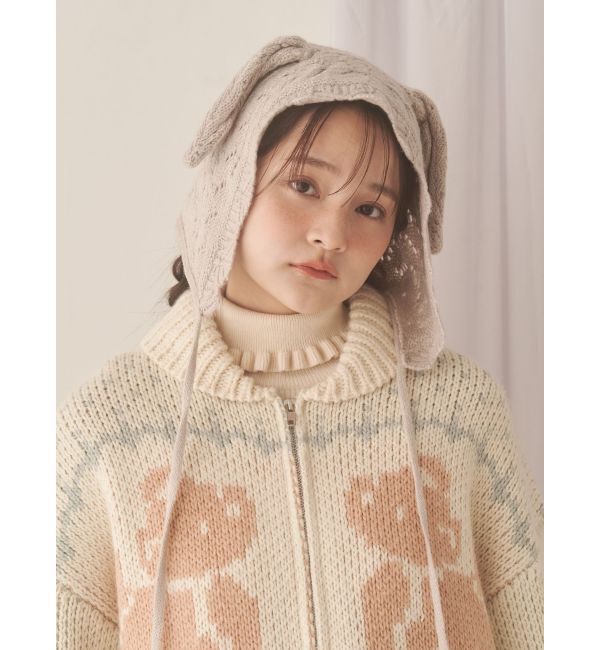 merry jenny「animal lace knit cap」|その他|