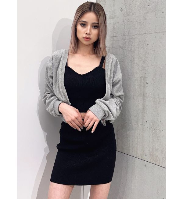 GYDA「シャイニーリブタイトスカートライクショートパンツ」|その他|