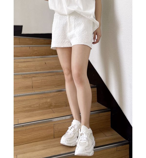 GYDA「【SETUP着用可】ジャカードシンプルショートパンツ」|その他|オフホワイト