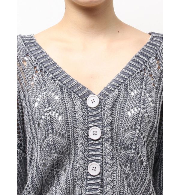 GYDA「2WAYメッシュブリーチニットトップス」|ニット・セーター|