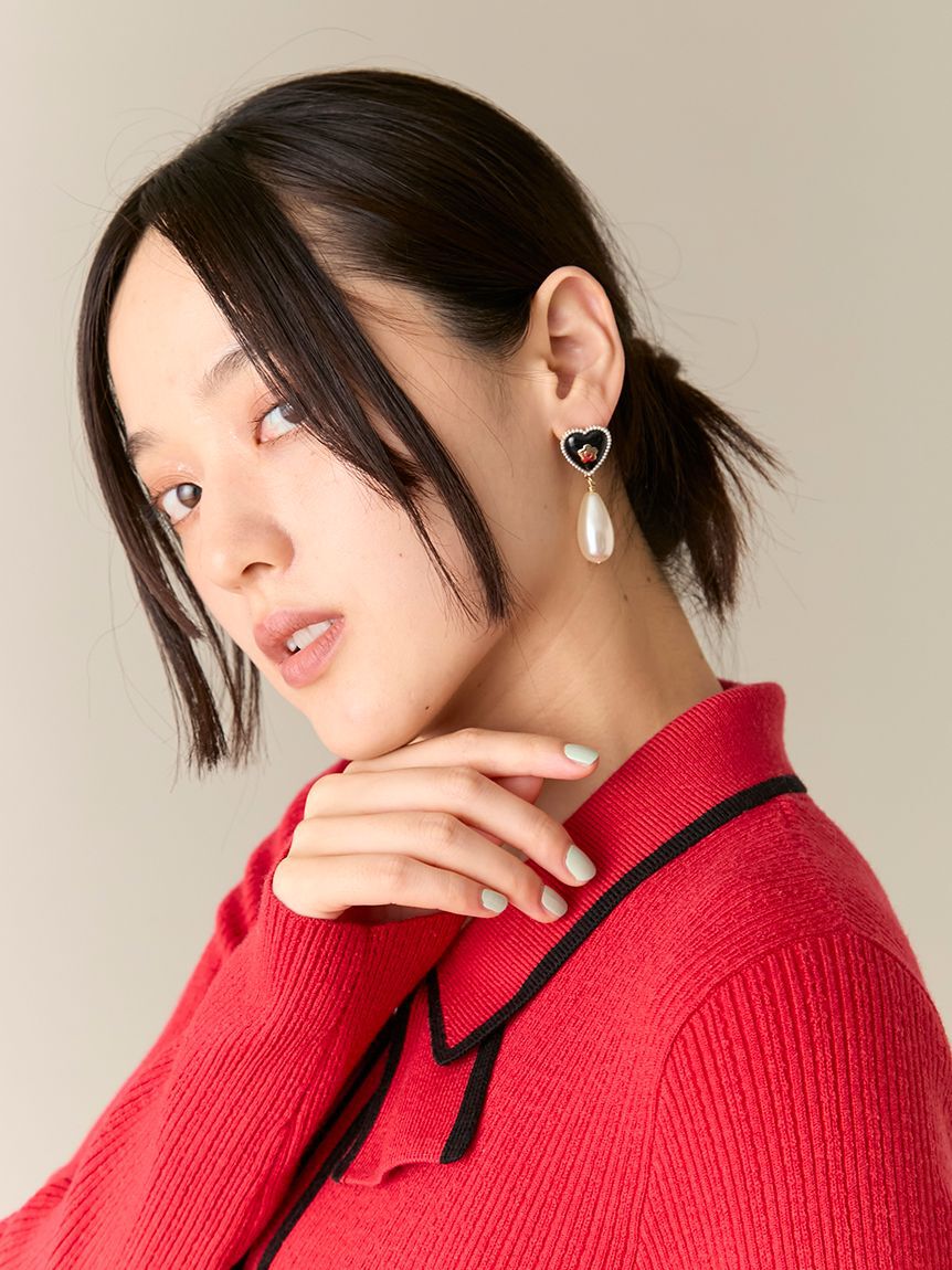 LILY BROWN「【LILY BROWN&times;MARY QUANT】デイジーモチーフバリエーションピアス(Hearts2Hearts着用)」|ピアス|