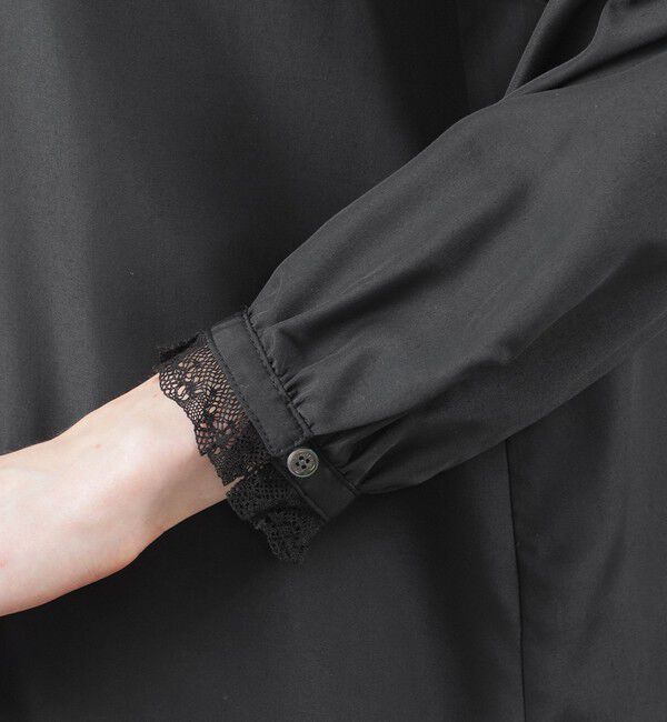 MACKINTOSH PHILOSOPHY「スタンドカラーレースブラウス」|シャツ・ブラウス|