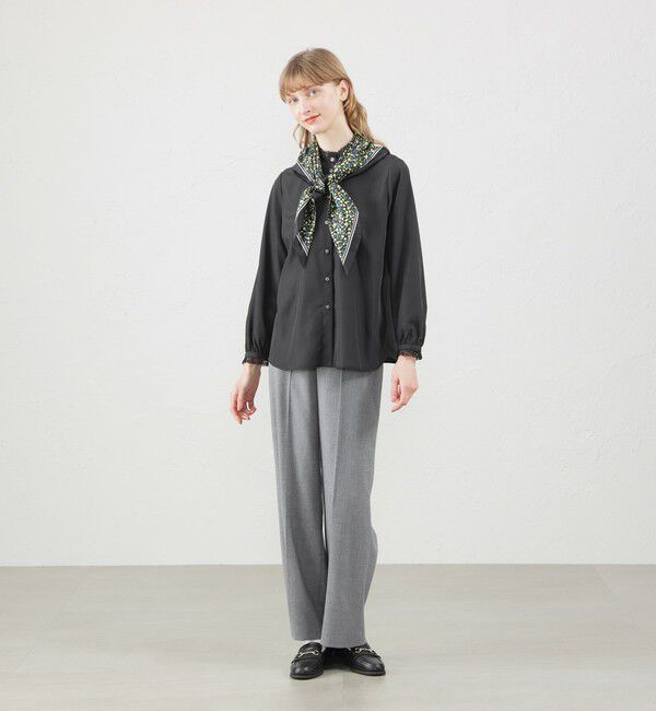 MACKINTOSH PHILOSOPHY「スタンドカラーレースブラウス」|シャツ・ブラウス|