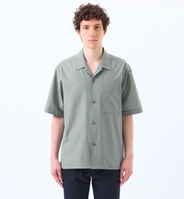 MACKINTOSH PHILOSOPHY「COOLDOTSミニリップ オープンカラーシャツ」|シャツ・ブラウス|