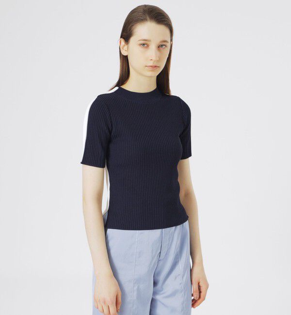  「【手洗い可】【ドラマ着用商品】2フェイスハーフスリーブニット」|ニット・セーター|