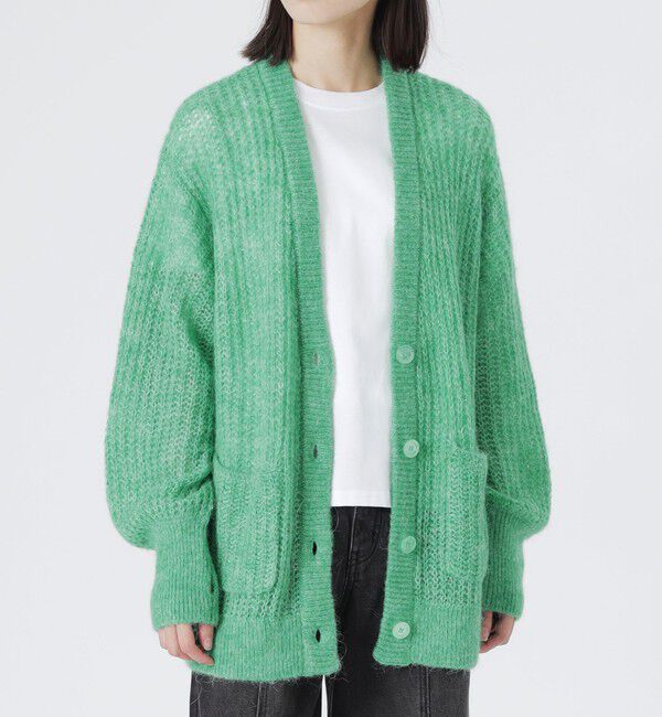  「メッシュニットオーバーカーディガン」|ニット・セーター|