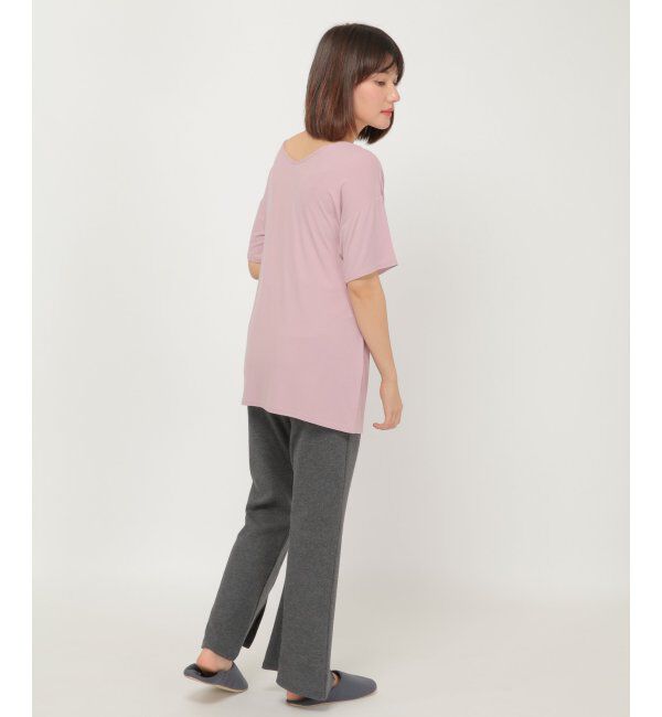 IKKA LOUNGE「リボン使いプルオーバー」|Tシャツ・カットソー|