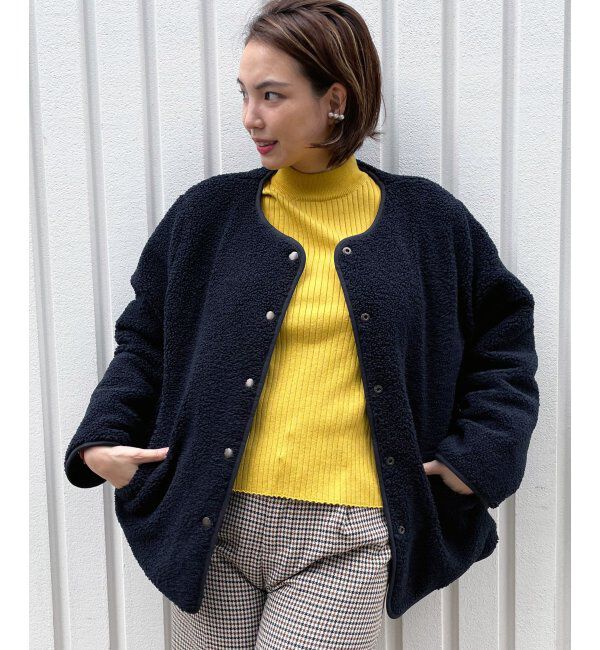 ikka「2WAYボアキルトブルゾン」|ブルゾン・スタジャン|