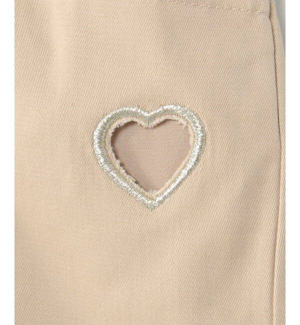 ikka kids「カットアウトハート刺繍ショートパンツ（120~160cm）」|その他|