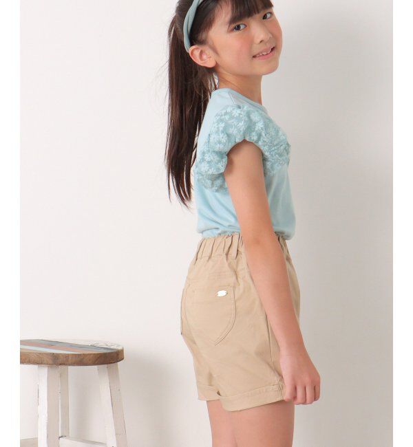ikka kids「カットアウトハート刺繍ショートパンツ（120~160cm）」|その他|