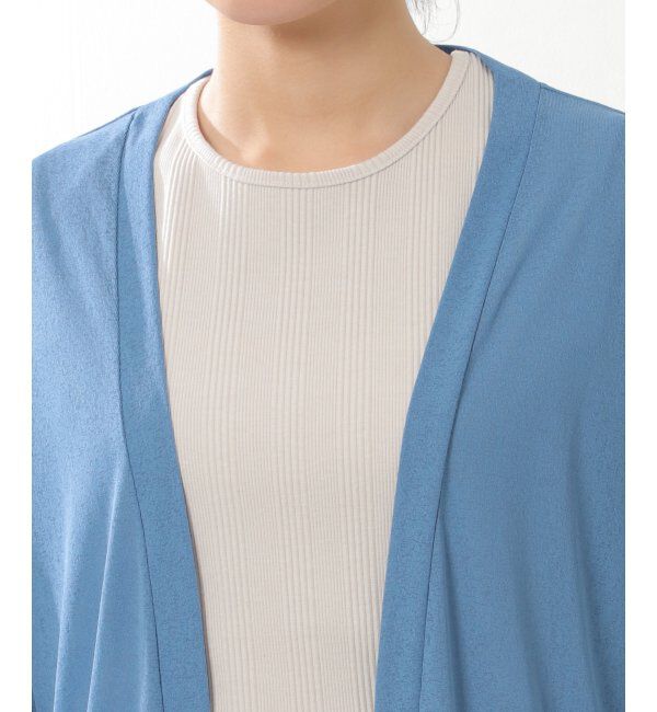 ikka「サラッとシアーロングカーディガン」|カーディガン|