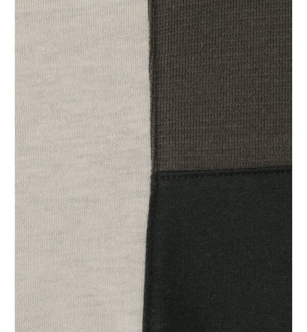 ikka kids「7分袖リップル切り替えTシャツ（120~160cm）」|Tシャツ・カットソー|