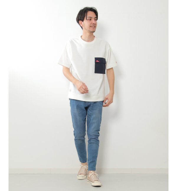 ikka「URBAN NATURE LIFE アーバンネイチャーライフ フラップポケットTシャツ」|Tシャツ・カットソー|