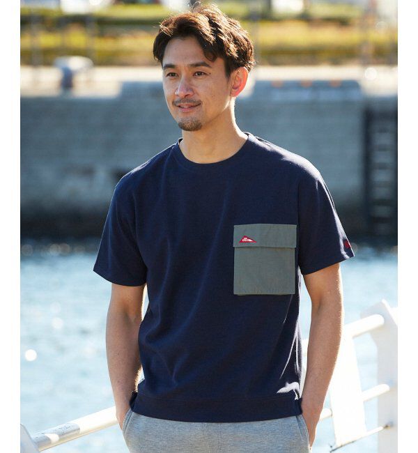 ikka「URBAN NATURE LIFE アーバンネイチャーライフ フラップポケットTシャツ」|Tシャツ・カットソー|