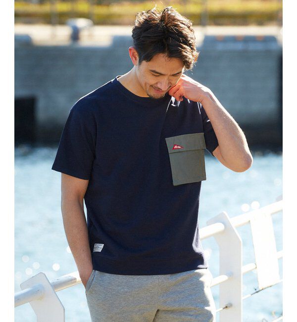 ikka「URBAN NATURE LIFE アーバンネイチャーライフ フラップポケットTシャツ」|Tシャツ・カットソー|