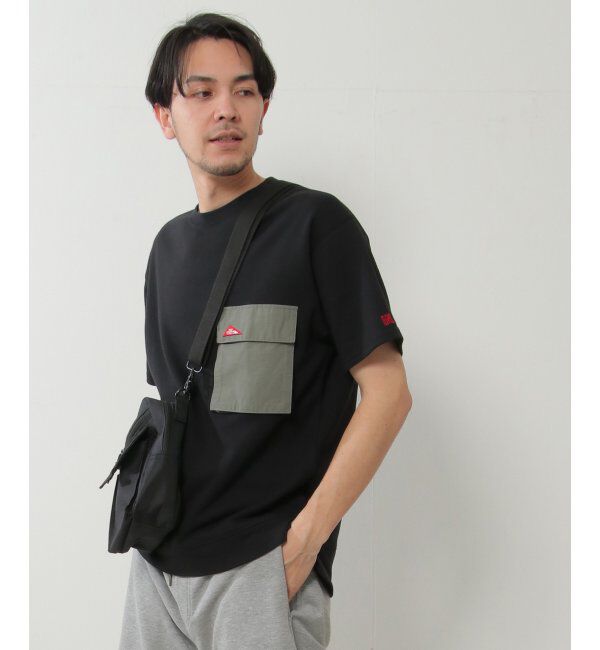 ikka「URBAN NATURE LIFE アーバンネイチャーライフ フラップポケットTシャツ」|Tシャツ・カットソー|ブラック