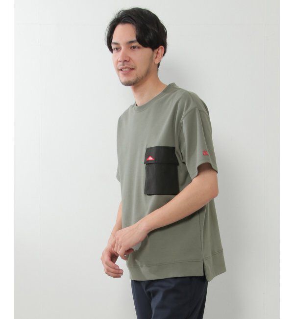 ikka「URBAN NATURE LIFE アーバンネイチャーライフ フラップポケットTシャツ」|Tシャツ・カットソー|オリーブ