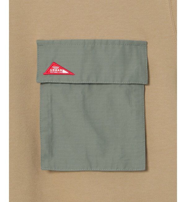 ikka「URBAN NATURE LIFE アーバンネイチャーライフ フラップポケットTシャツ」|Tシャツ・カットソー|