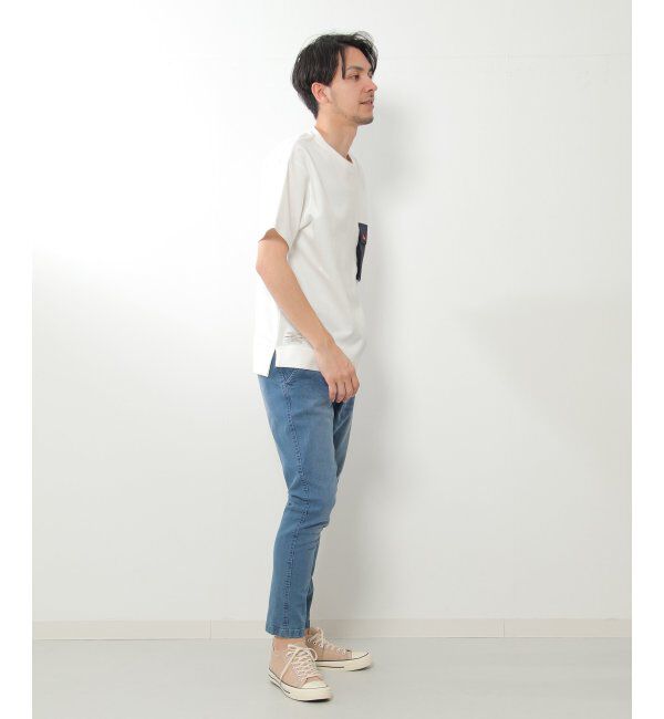 ikka「URBAN NATURE LIFE アーバンネイチャーライフ フラップポケットTシャツ」|Tシャツ・カットソー|