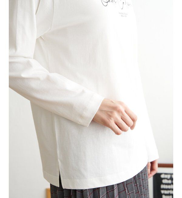 ikka「ロゴフォトプリントロンT」|Tシャツ・カットソー|