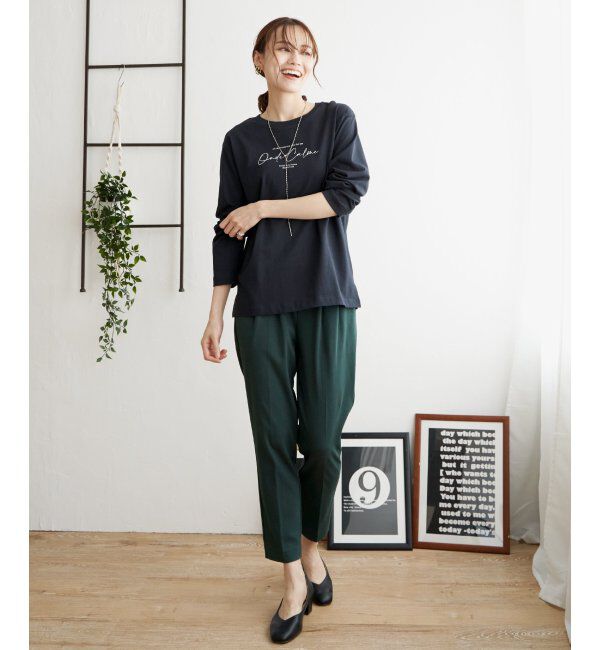 ikka「ロゴフォトプリントロンT」|Tシャツ・カットソー|