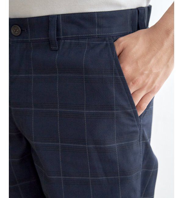 ikka「6.5分丈チェックドビーハーフパンツ」|その他|