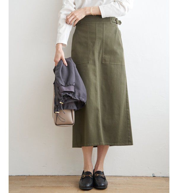 ikka「ストレッチIラインスカート」|スカート|