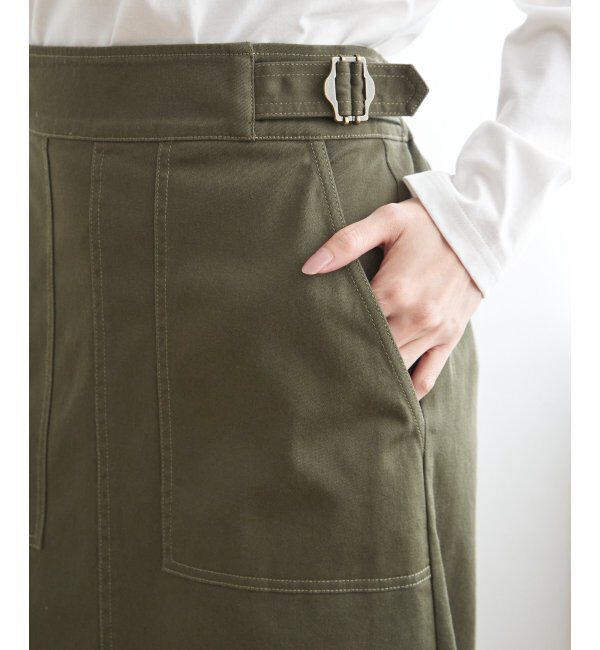 ikka「ストレッチIラインスカート」|スカート|