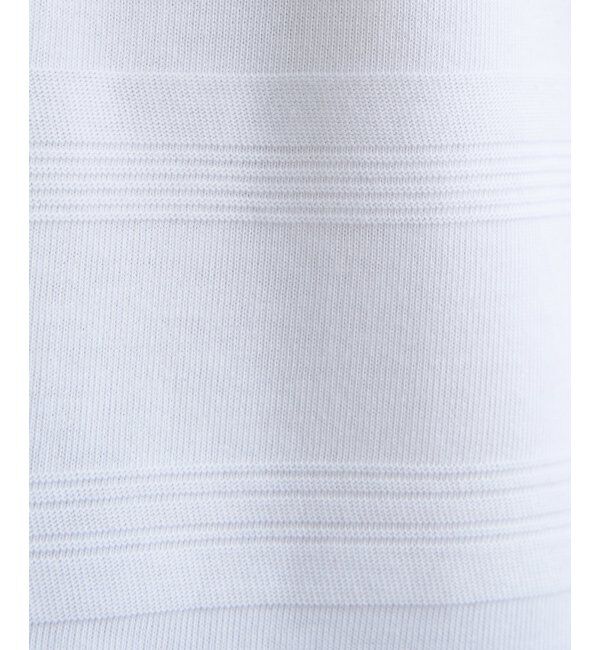 IKKA LOUNGE「ランダムリップルボーダーロンT」|Tシャツ・カットソー|