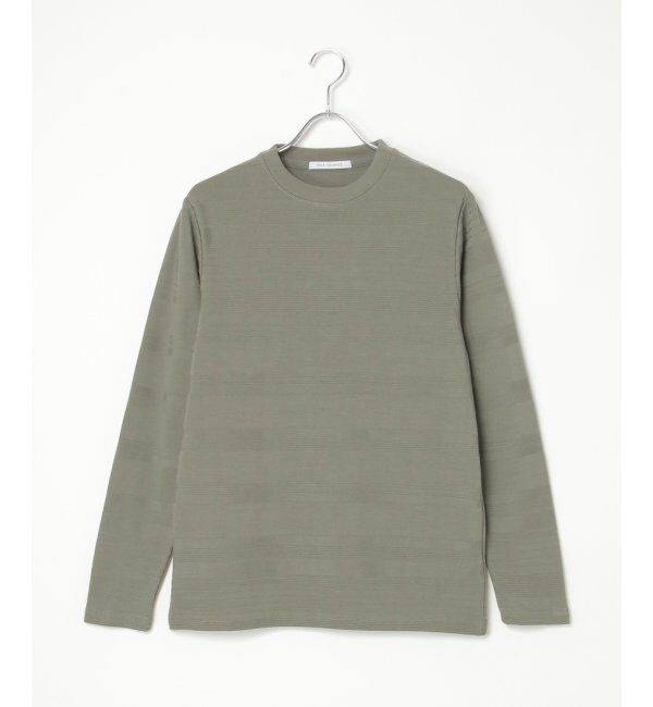 IKKA LOUNGE「ランダムリップルボーダーロンT」|Tシャツ・カットソー|