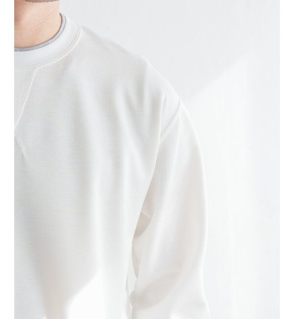 ikka「【抗菌防臭／吸水速乾】GOKU楽ダンボールフェイクプルオーバー」|パーカー|