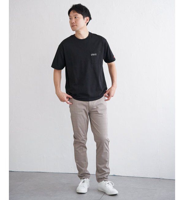 ikka「【雑誌MonoMax5月号掲載】URBAN NATURE LIFE アーバンネイチャーライフ 刺繍ポケットTシャツ」|Tシャツ・カットソー|
