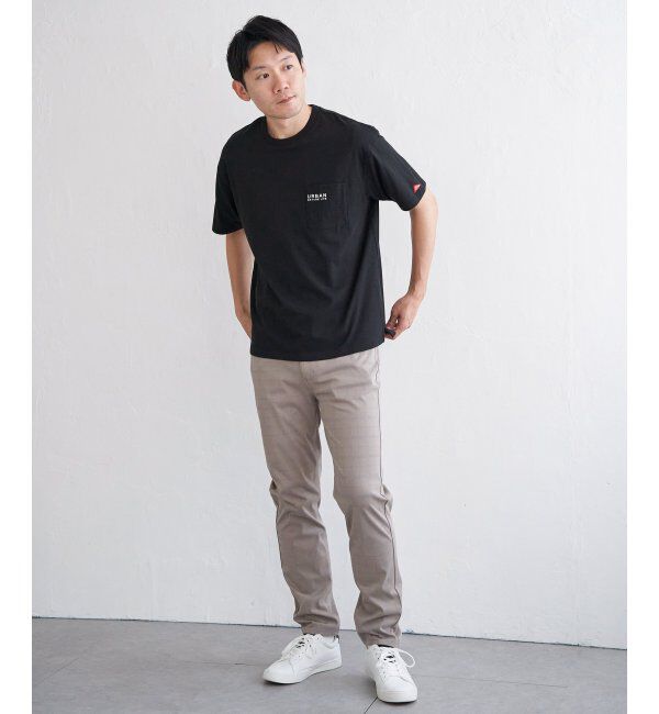 ikka「【雑誌MonoMax5月号掲載】URBAN NATURE LIFE アーバンネイチャーライフ 刺繍ポケットTシャツ」|Tシャツ・カットソー|