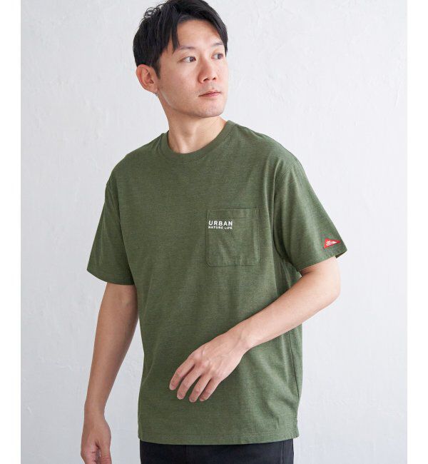 ikka「【雑誌MonoMax5月号掲載】URBAN NATURE LIFE アーバンネイチャーライフ 刺繍ポケットTシャツ」|Tシャツ・カットソー|