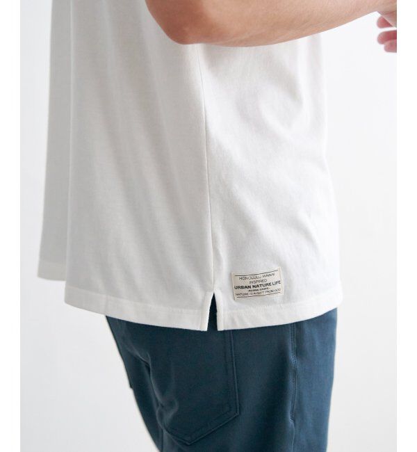 ikka「【雑誌MonoMax5月号掲載】URBAN NATURE LIFE アーバンネイチャーライフ 刺繍ポケットTシャツ」|Tシャツ・カットソー|