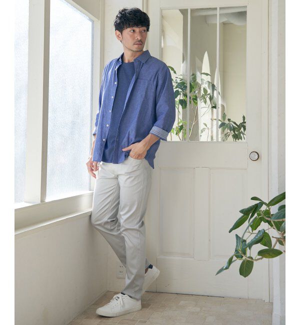 ikka「【雑誌MonoMax5月号掲載】URBAN NATURE LIFE アーバンネイチャーライフ 刺繍ポケットTシャツ」|Tシャツ・カットソー|