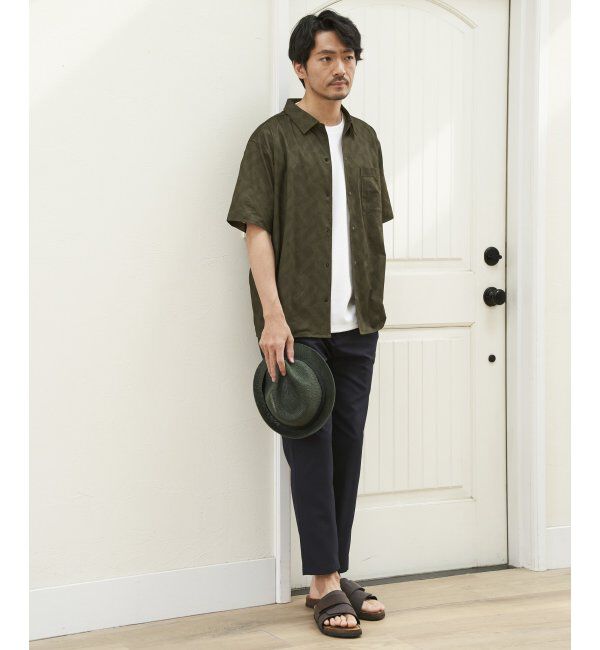 ikka「【吸水速乾／セットアップ対応】GOKU楽AIRレギュラーシャツ」|シャツ・ブラウス|