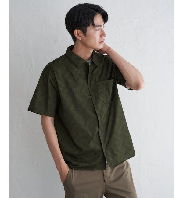 ikka「【吸水速乾／セットアップ対応】GOKU楽AIRレギュラーシャツ」|シャツ・ブラウス|