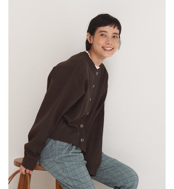 Lbc with Life「スナップボタンニットカーディガン」|カーディガン|