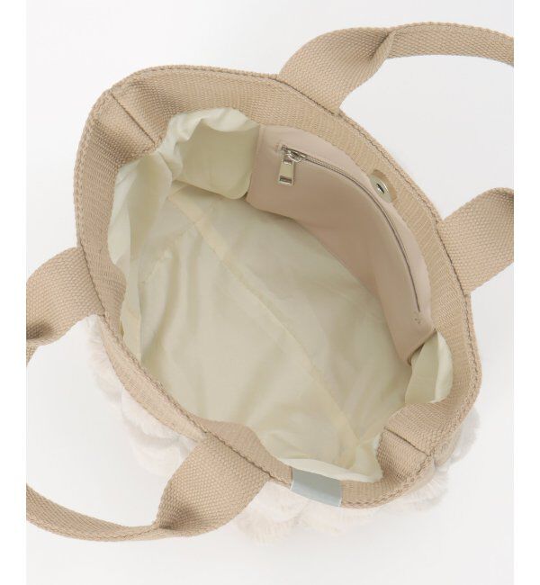 Lbc with Life「ブロックファーフラップ付きトートバッグ」|その他|