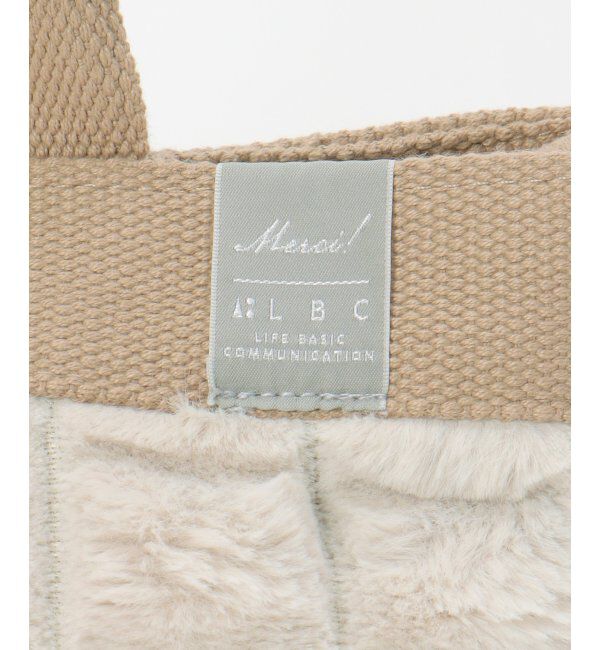 Lbc with Life「ブロックファーフラップ付きトートバッグ」|その他|