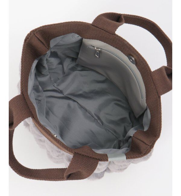 Lbc with Life「ブロックファーフラップ付きトートバッグ」|その他|