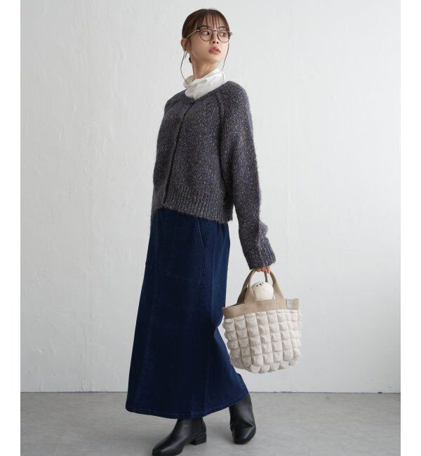 Lbc with Life「ブロックファーフラップ付きトートバッグ」|その他|